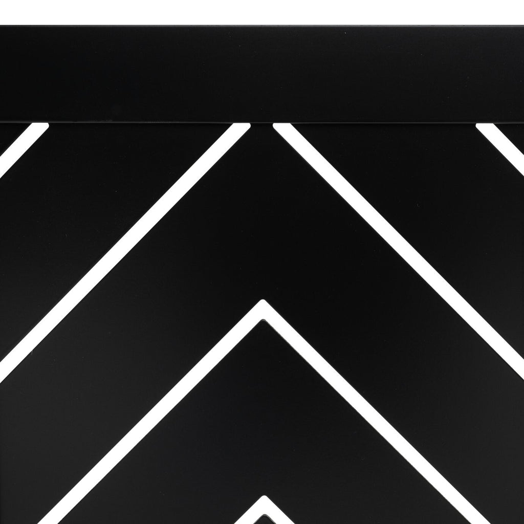 Habitat Chevron Large Radiator Cover - Black