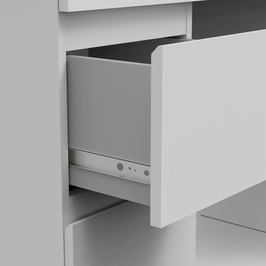 Habitat Jenson 5 Drawer Dressing Table - Matt White