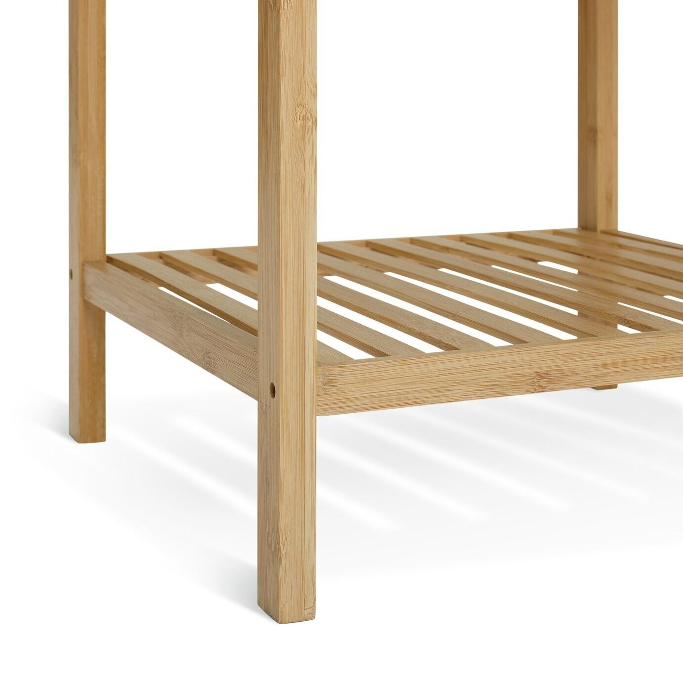 Habitat Cullen Triple Bamboo Open Wardrobe - Natural