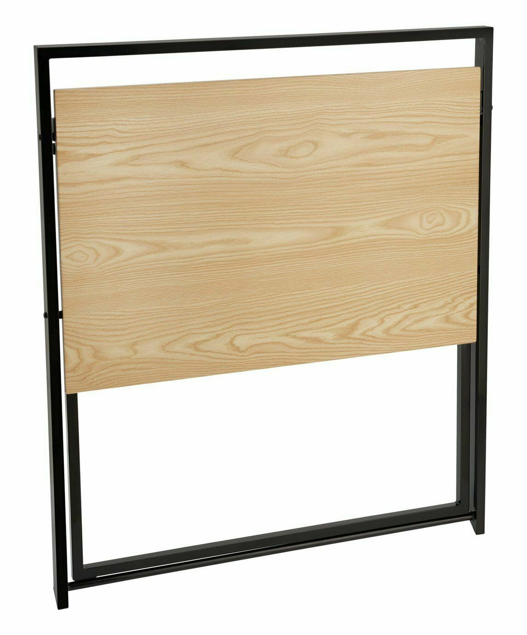 Habitat Compact Folding Office Desk - Black & Oak | Space Saving Workstation