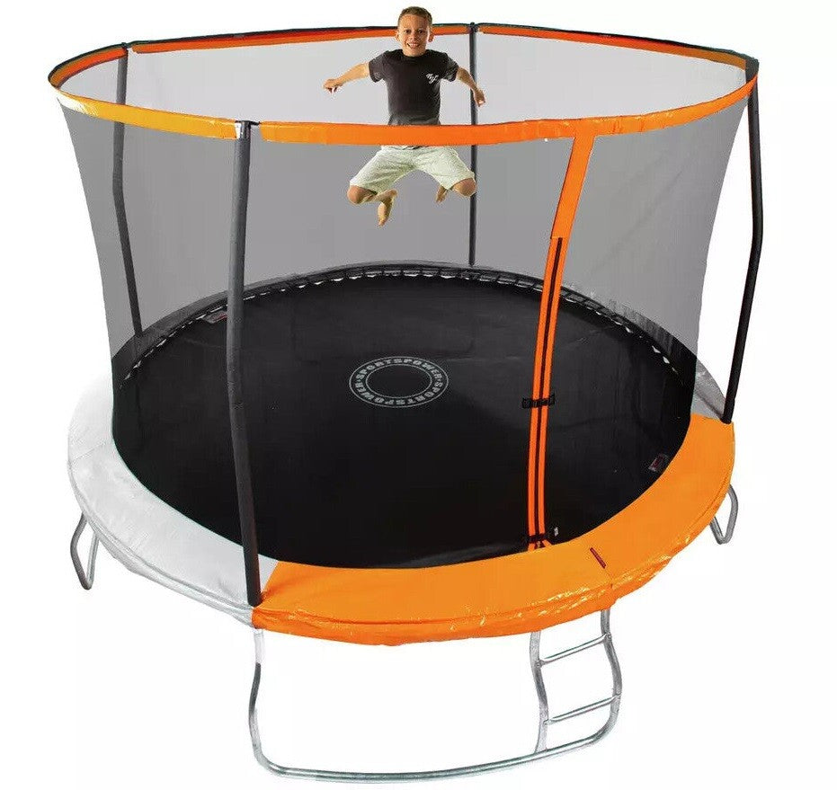 8FT 10FT 12FT Trampoline With Enclosure Rectangular Garden Anchor Accesorries