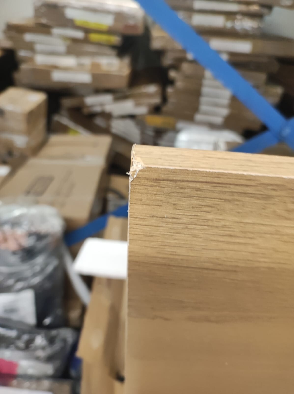 Malibu 3 Drawer Office Desk - Oak Effect ( B Grade )