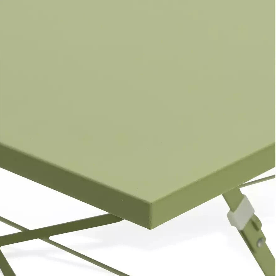 Habitat Eve 4 Seater Folding Metal Patio Set - Light Green (B Grade 16025-16022)