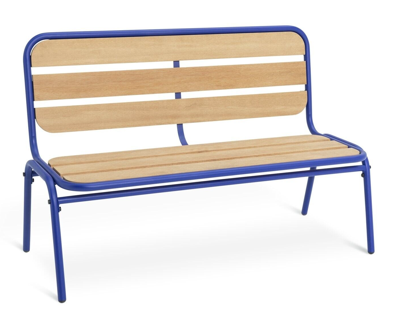 Habitat 2 Seater Wooden Garden Bench - Blue