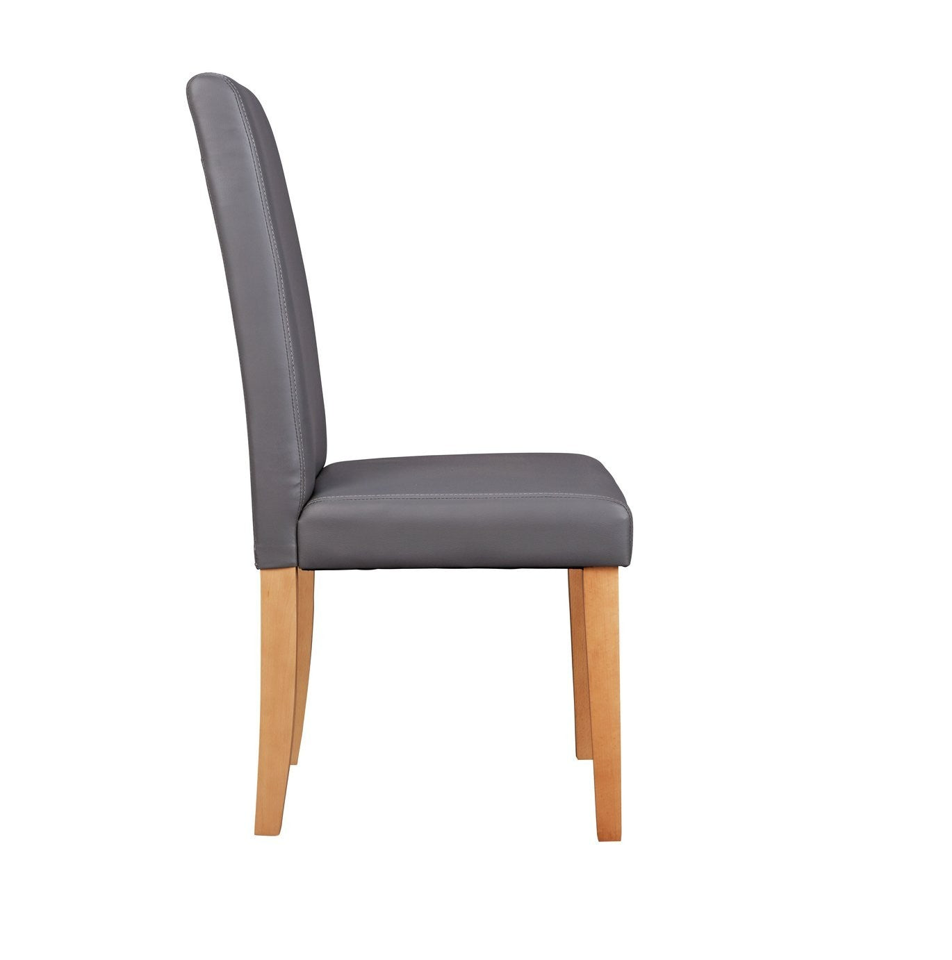 Home Pair of Midback Dining Chairs - Charcoal | Mid-back chairs for dining table