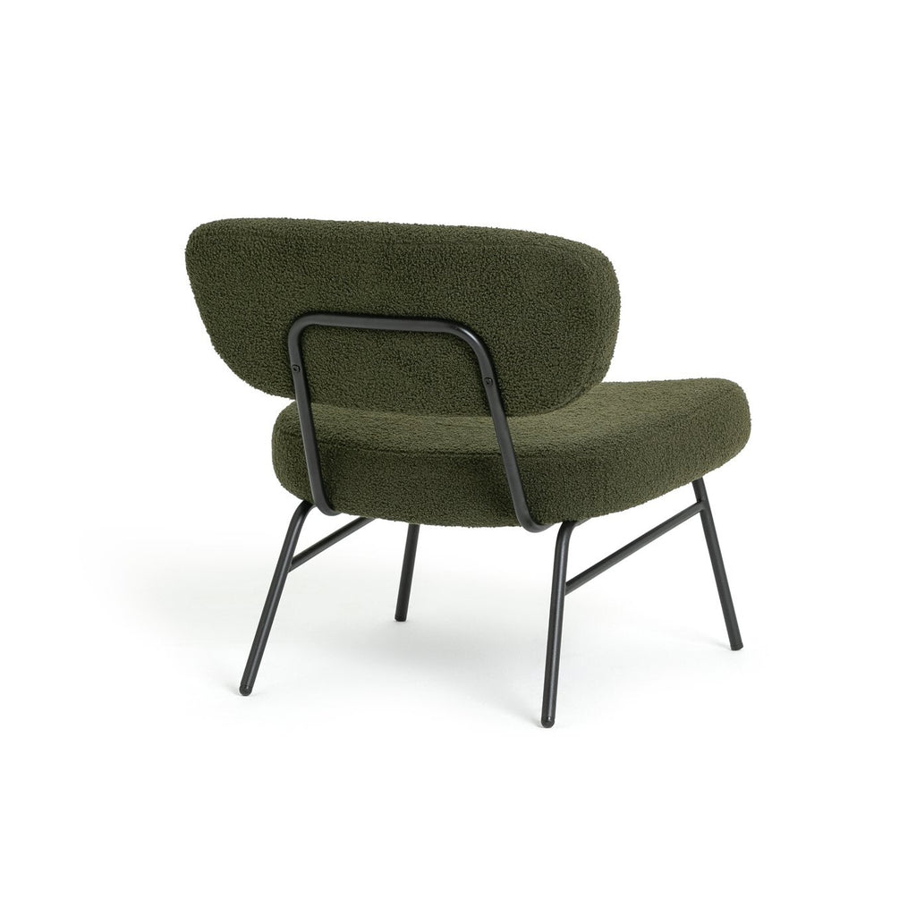 Habitat Cole Boucle Accent Chair - Khaki