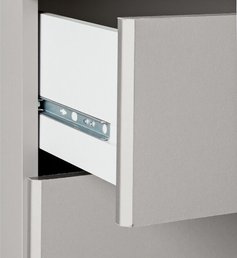 Normandy 5 Drawer Chest - Grey