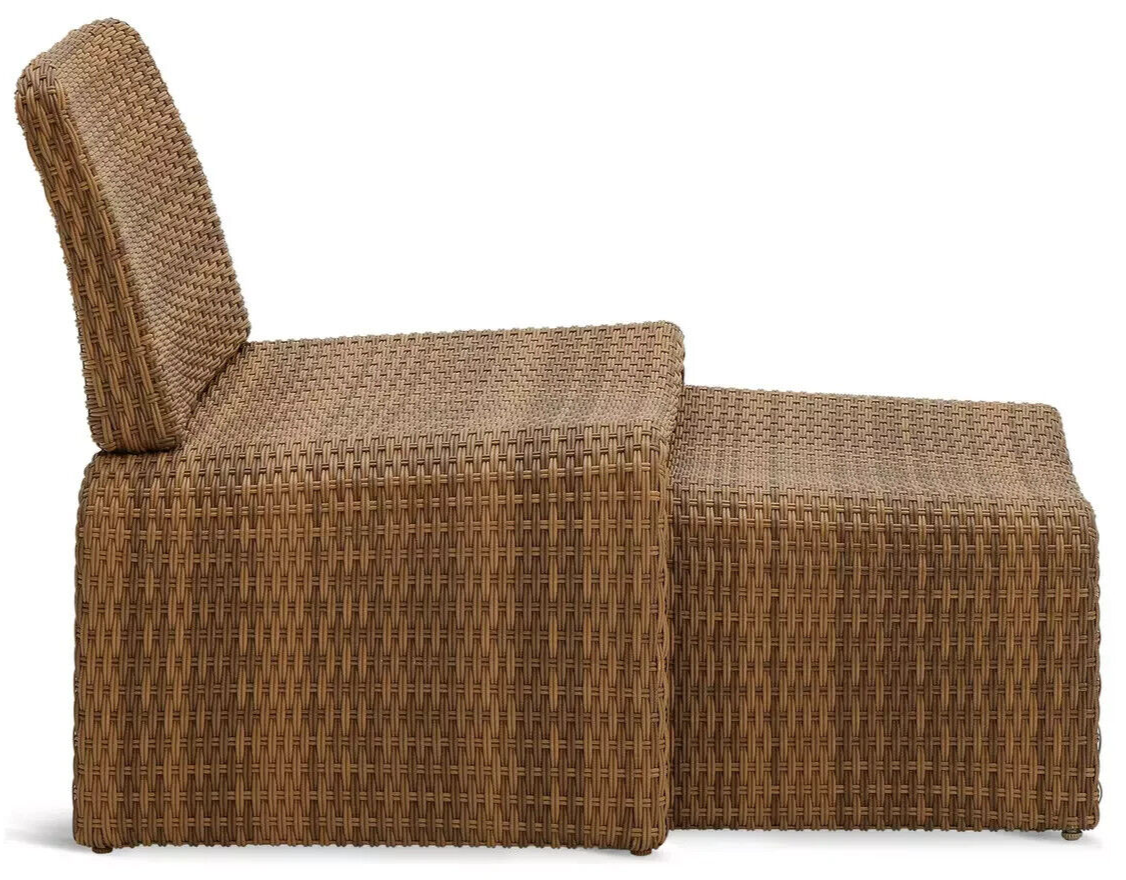 Habitat Kelham Rattan Effect Garden Chair - Brown