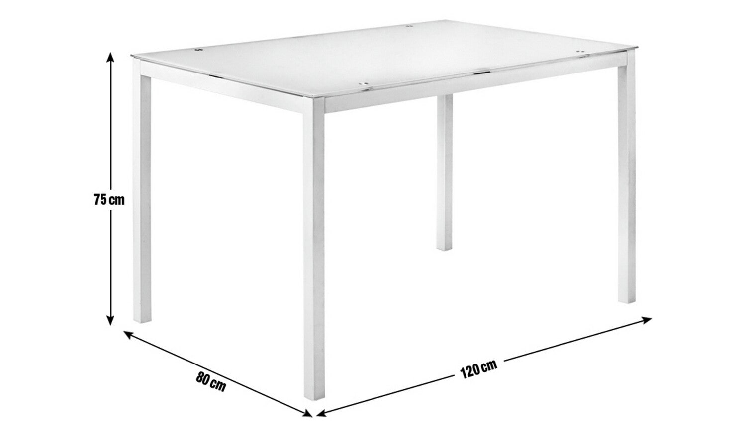 Home Lido Glass Dining Table & 4 Grey Chairs | Modern Kitchen Furniture