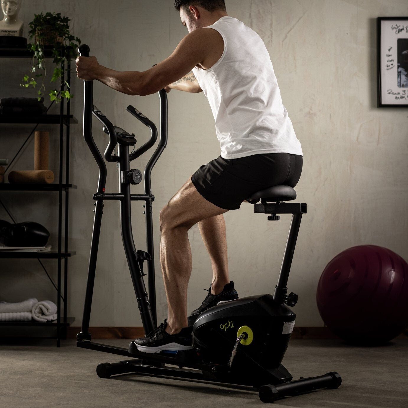Opti 2 in 1 Magnetic Cross Trainer and Exercise Bike ( Pre Used )