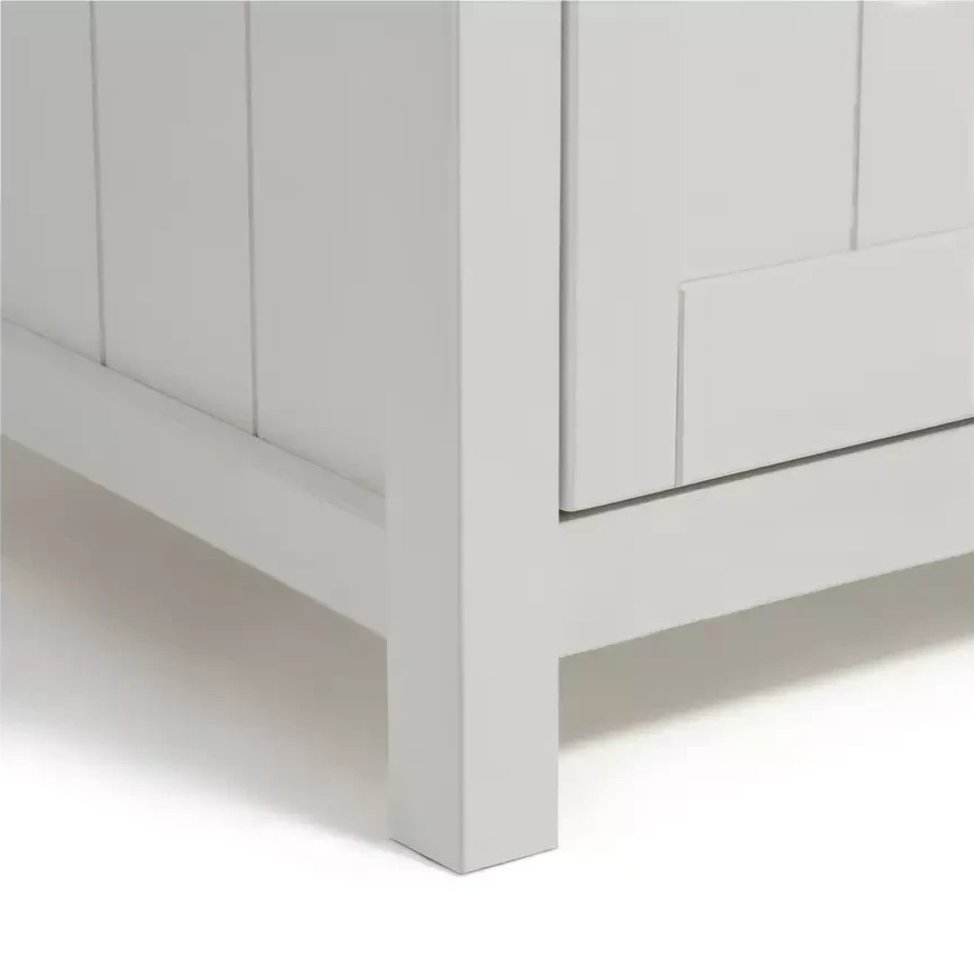 Home Scandinavia 3 door 3 Drawer Wardrobe - White ( B Grade )