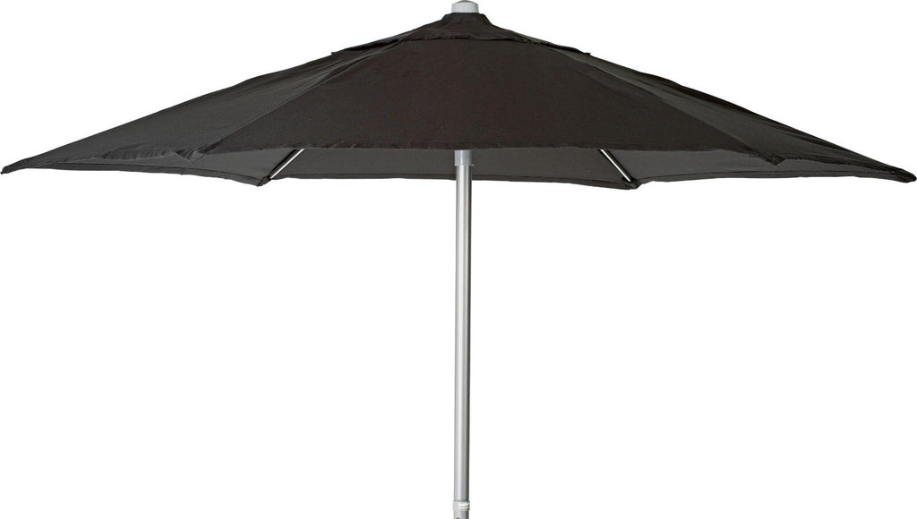 Home 2m Water Repellent Garden Parasol - Black | Outdoor Patio Umbrella