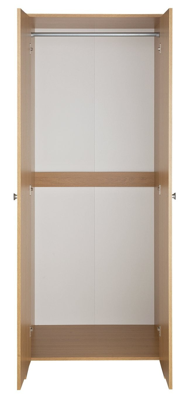 Seville 2 Door Wardrobe - Oak Effect ( B Grade )