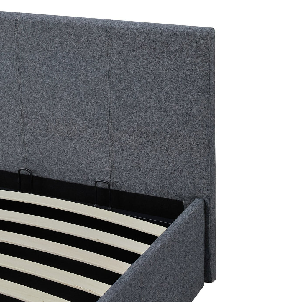 Heathdon Single End Lift Ottoman Bed - Grey