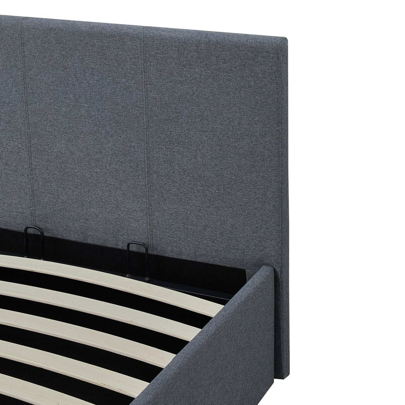 Heathdon Single End Lift Ottoman Bed - Grey