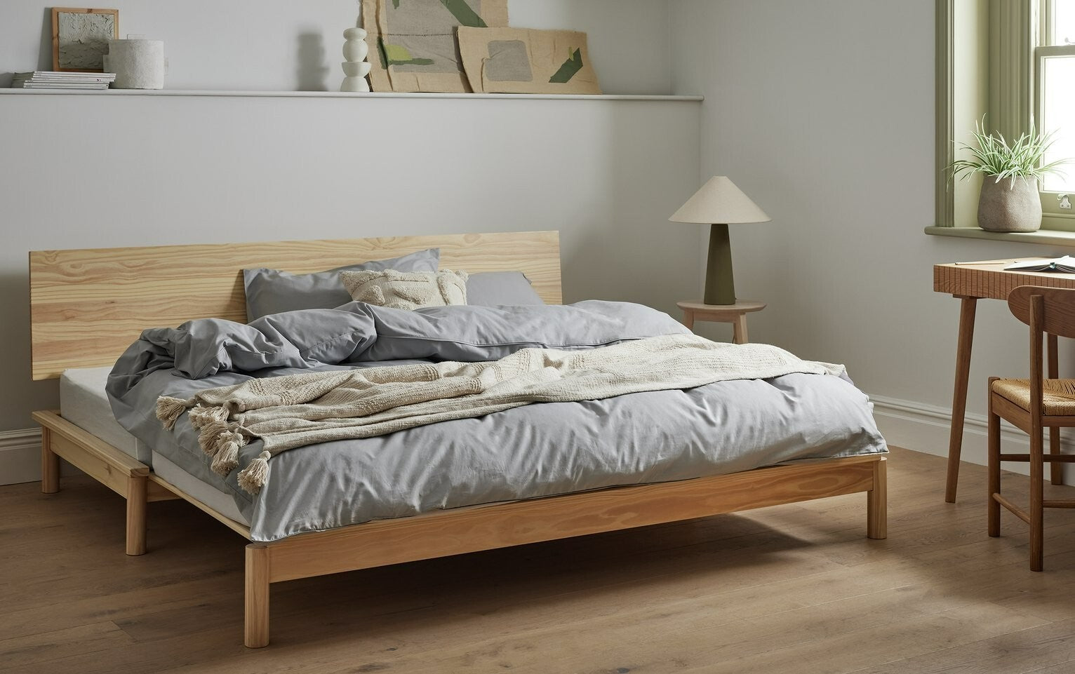 Akio Guest Bed Frame - Natural