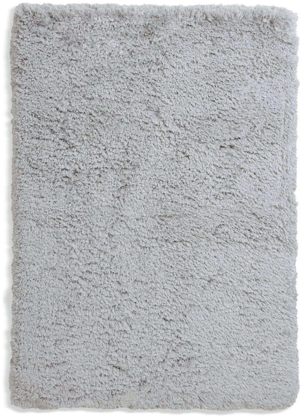 Airmaster Plain Silver Shaggy Rug - 230x160cm