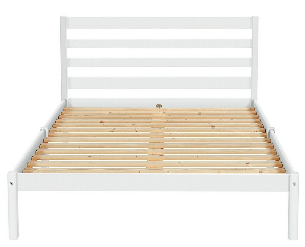 Kaycie Small Double Bed Frame - White ( B Grade 41772 )