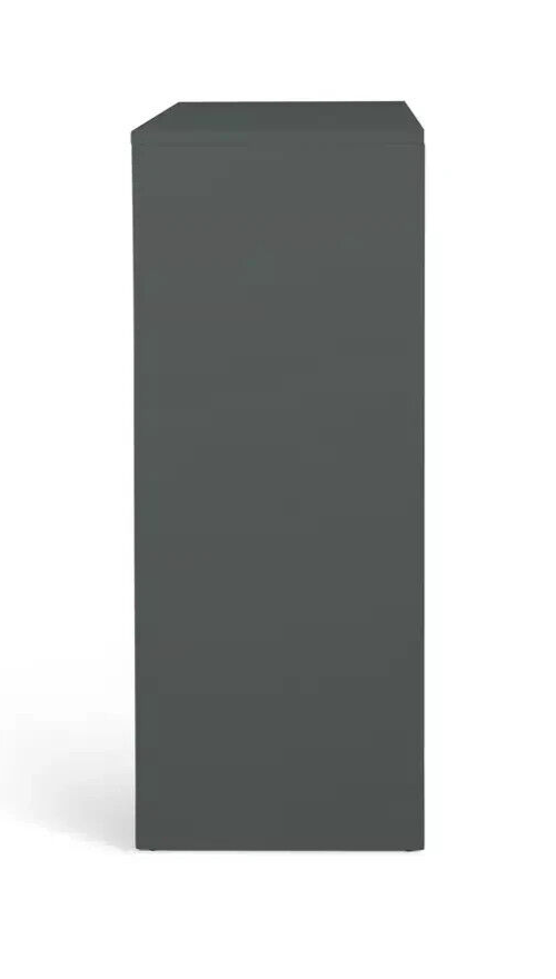Chloe 2 Door Shoe Storage Cabinet - Grey ( B Grade )