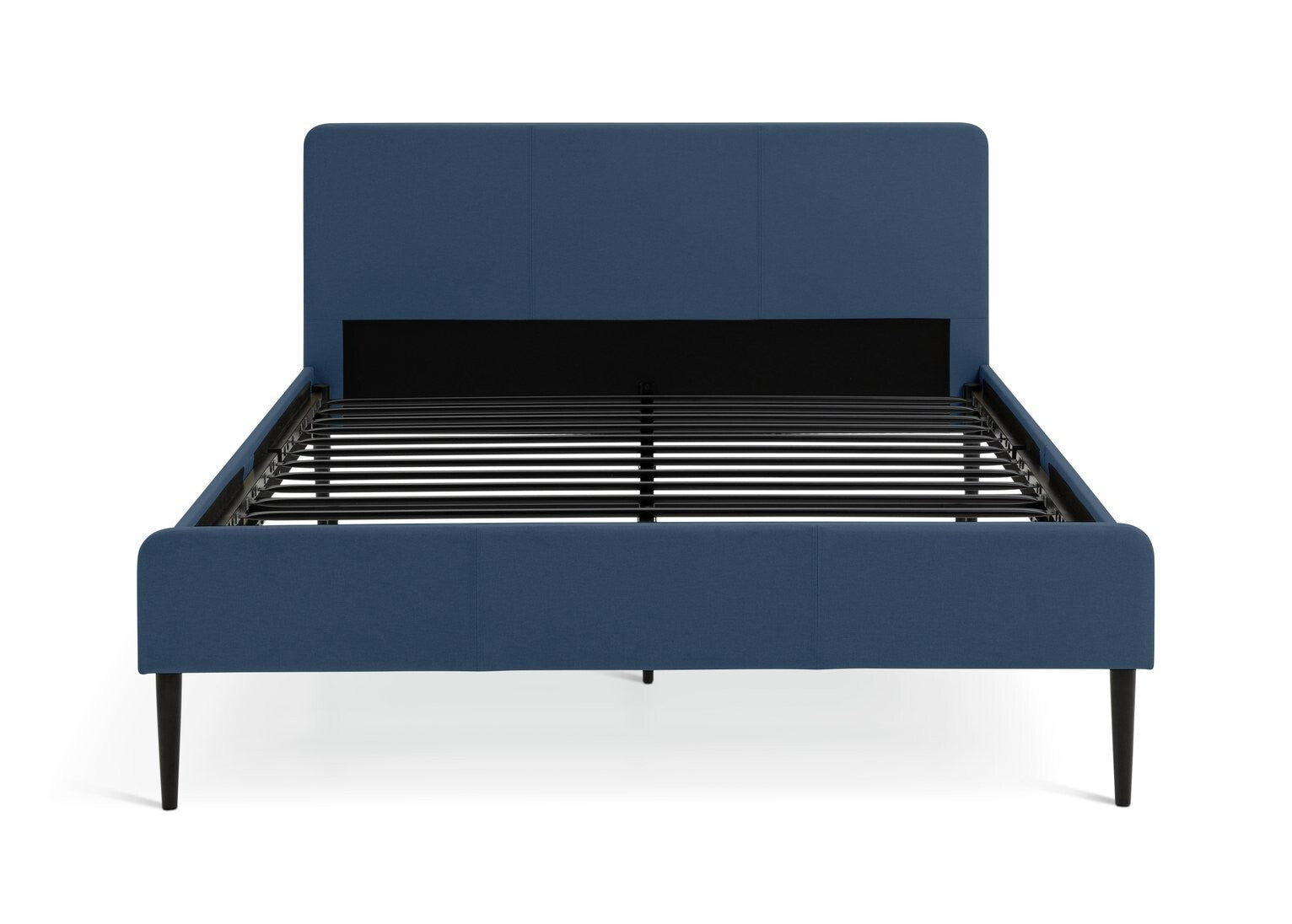 Home Kristopher Double Bed Frame Blue | Sturdy Modern Bedroom Furniture Design