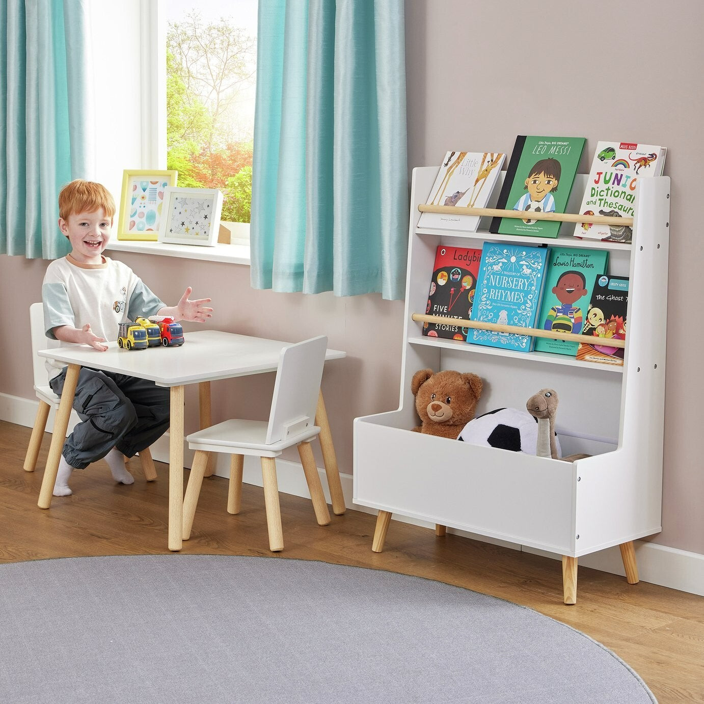Liberty House Kids Bookcase and Storage Unit - White