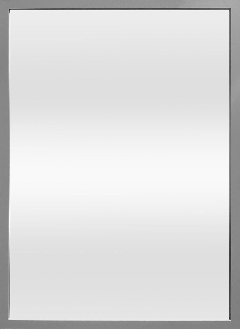 Habitat Wall Mounted Mirror - Grey - 70x100cm