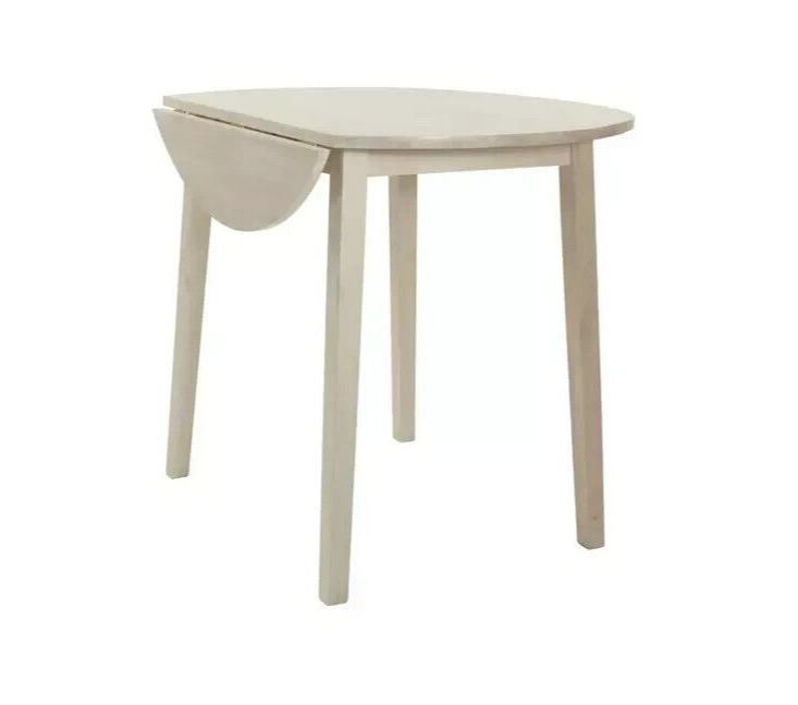 Kendal Solid Wood Extending Table & 4 Oak Chairs White Wash