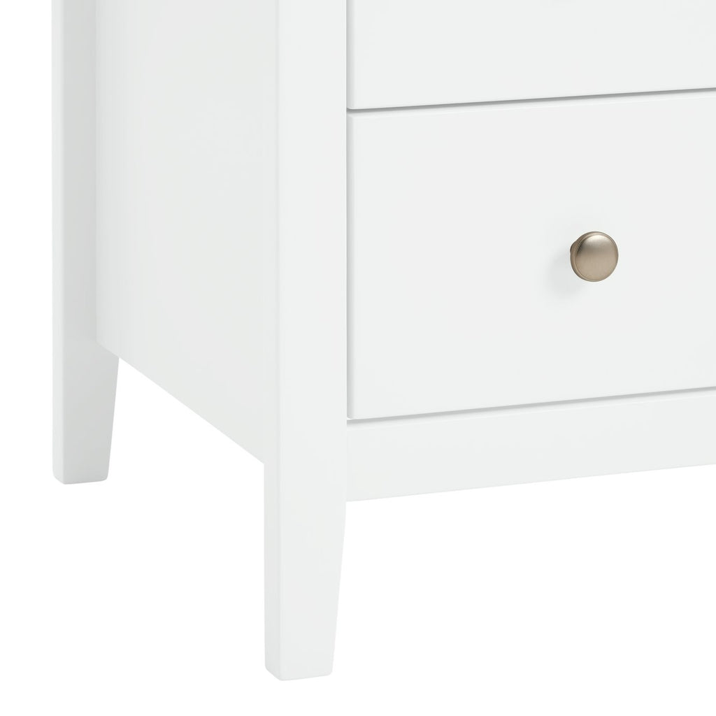 Cuggl Canterbury Nursery 3 Drawer Chest - White | 3 drawer baby dresser