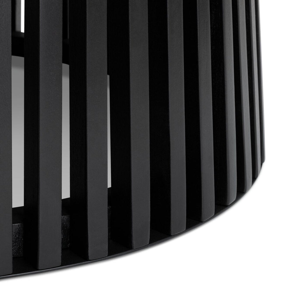 Habitat Jericho Round Coffee Table Black | Modern Design Living ( B Grade )