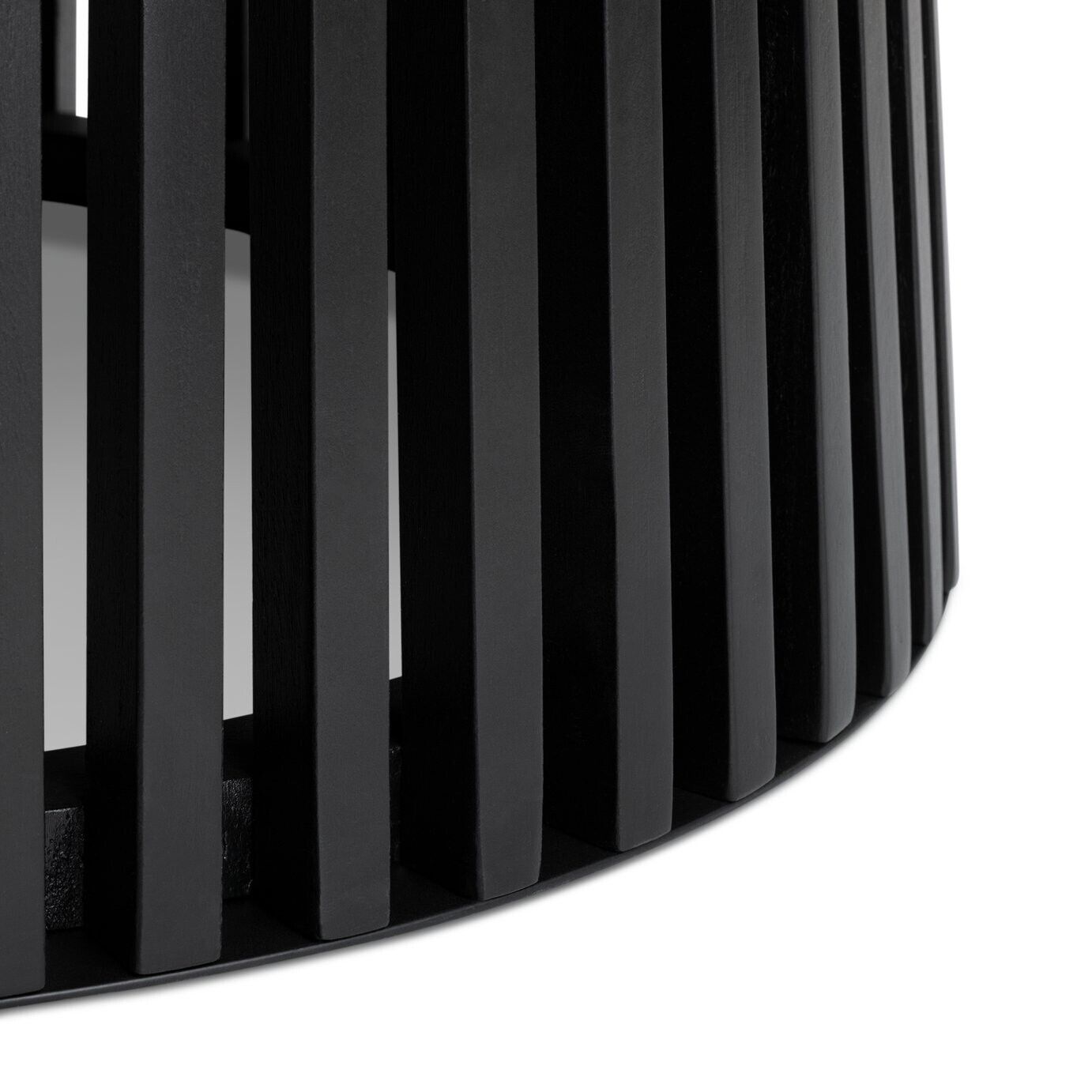 Habitat Jericho Round Coffee Table Black | Modern Design Living ( B Grade )