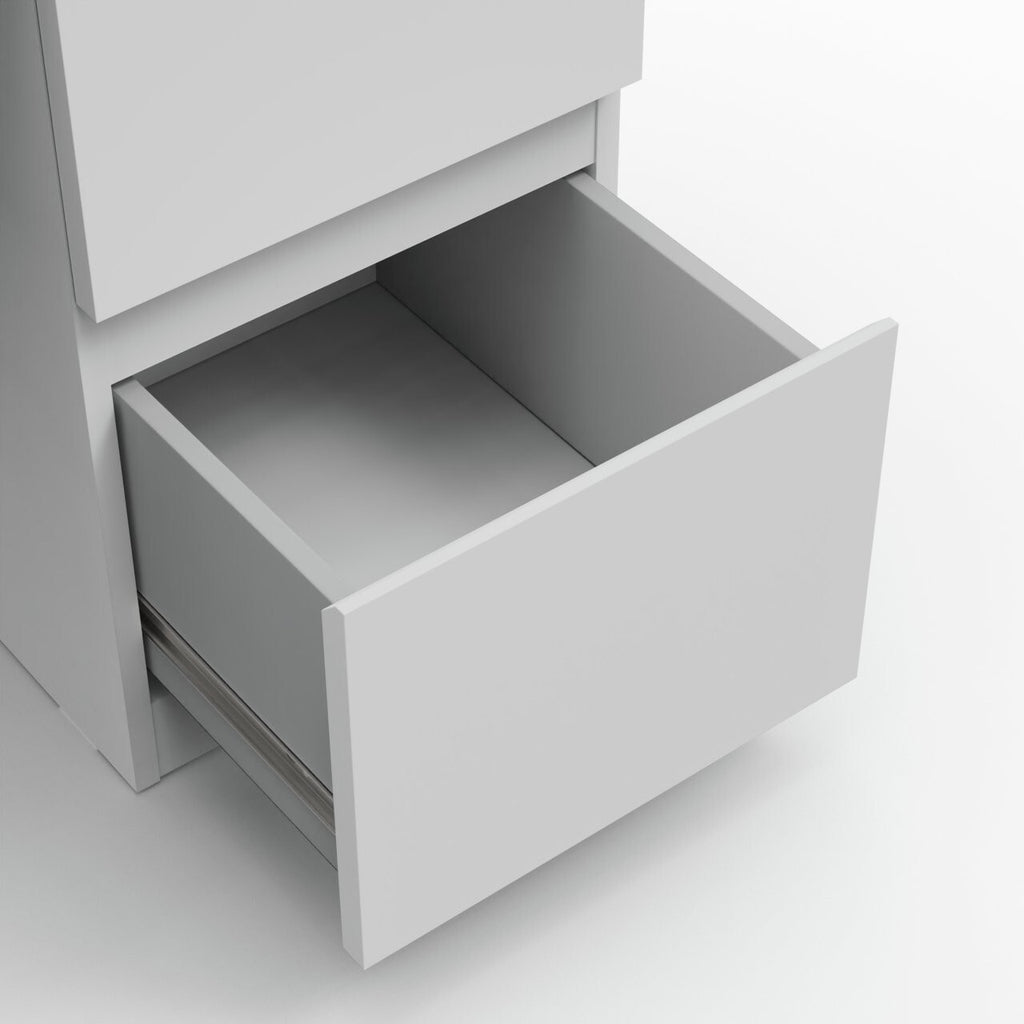 Habitat Jenson 5 Drawer Dressing Table - Matt White ( B Grade 51572 - 51578 )