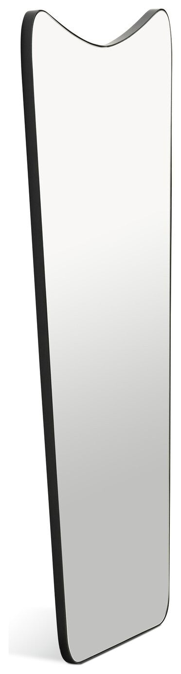 Habitat Black Full Length Curved Wall Mirror - 140x60cm