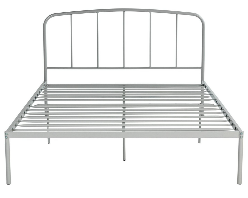 Freja Small Double Metal Bed Frame - Silver
