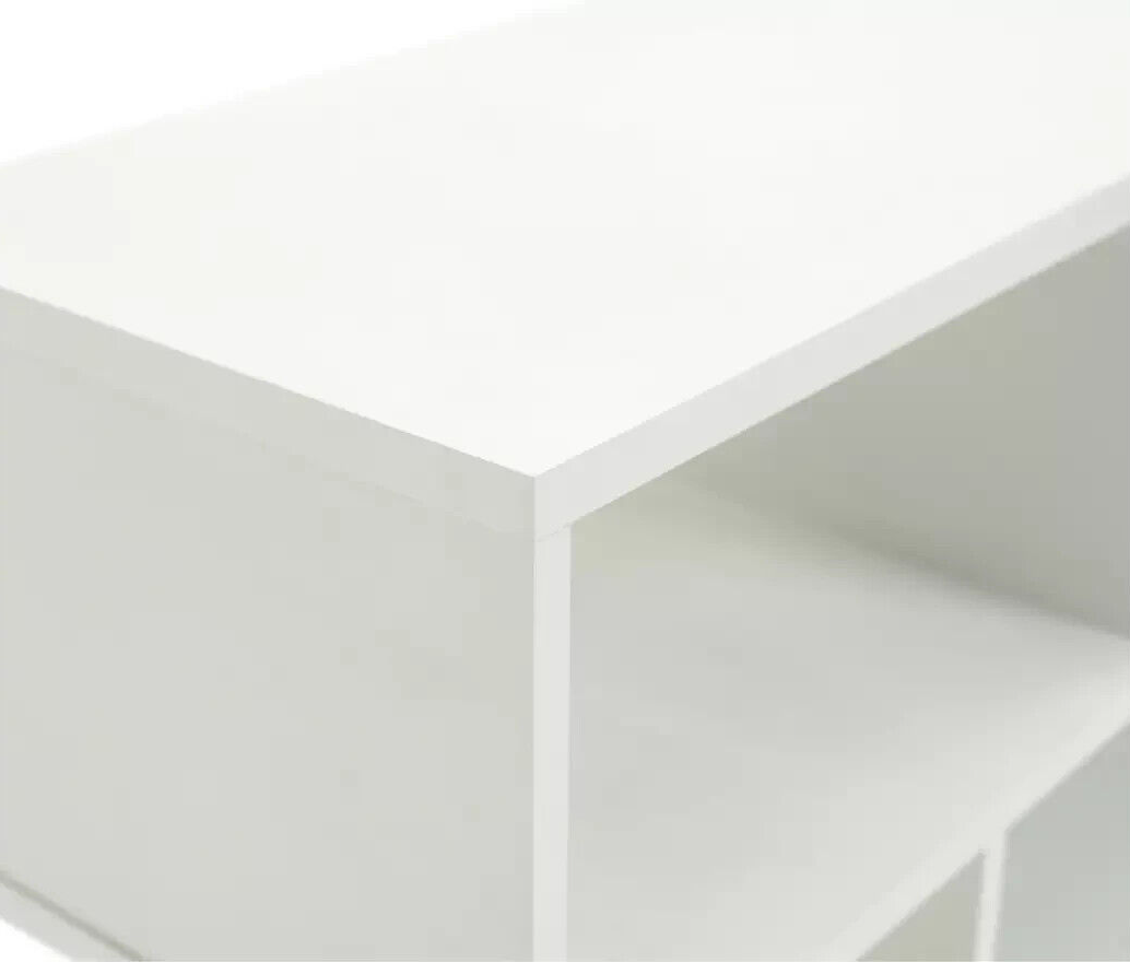 Habitat Cubes Short Wide Bookcase - White