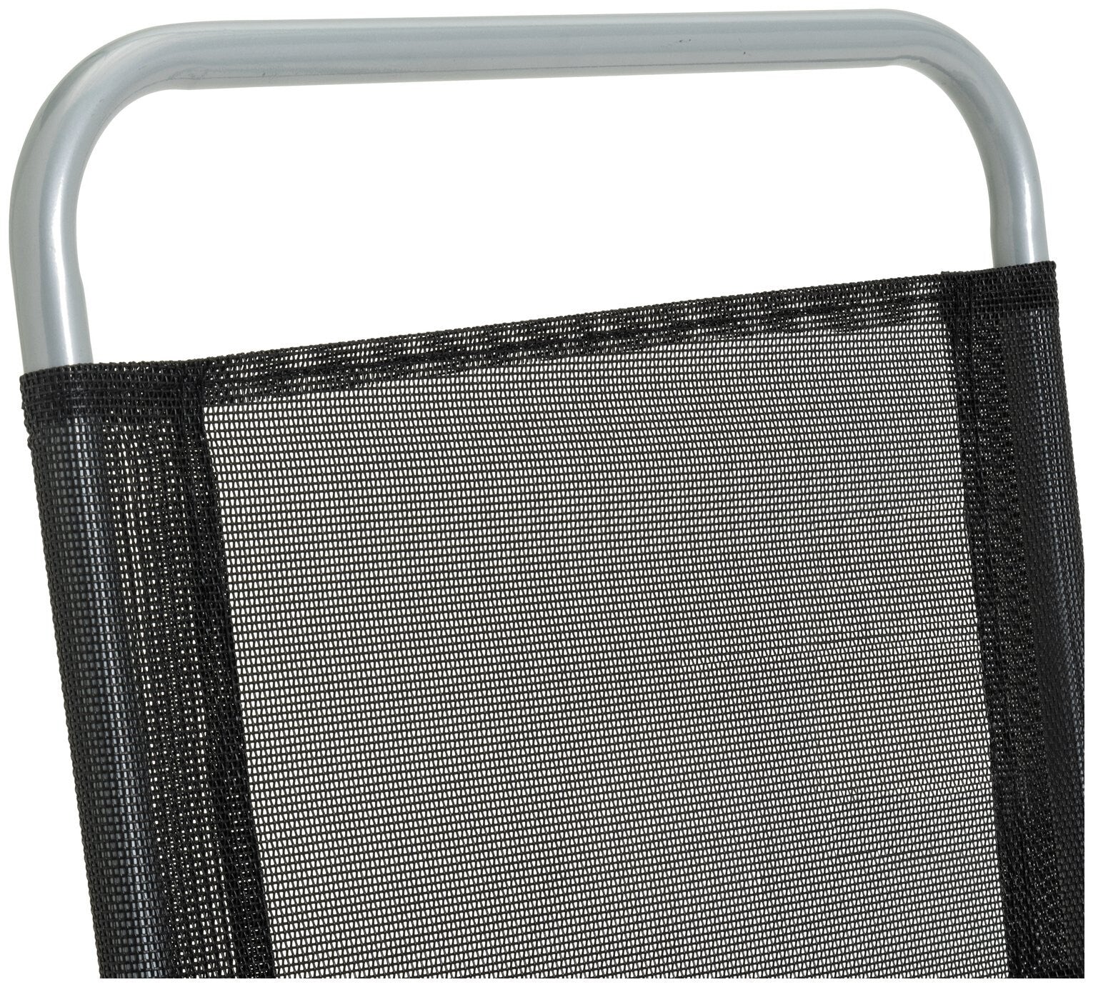 Pacific 6 Seater Folding Metal Patio Set - Black ( NO Parasol)