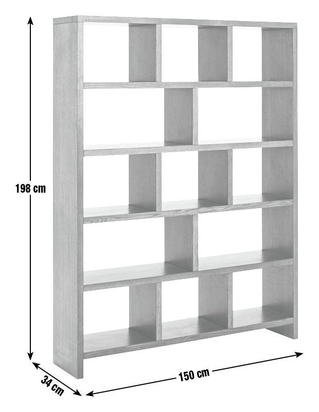 Hopkins Tall Bookcase - Walnut | walnut shelving unit