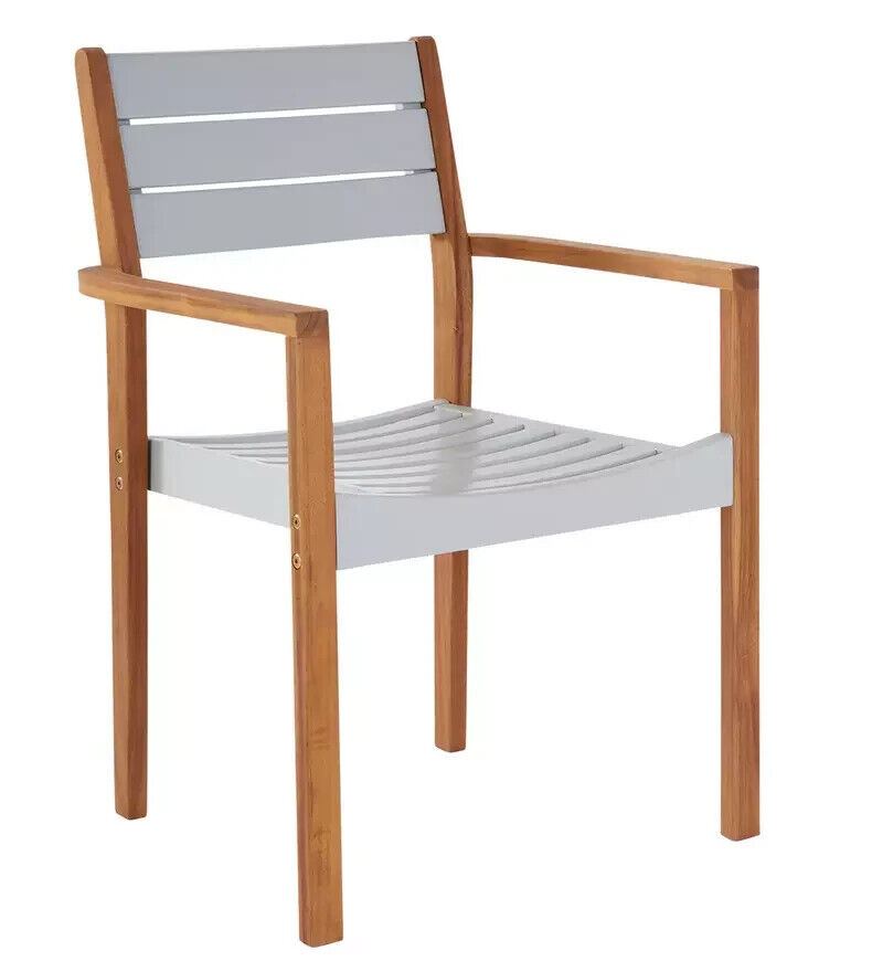 Richmond 6 Seater Wooden Patio Set - Grey ( B Grade 29488 - 29489 - 29491 )