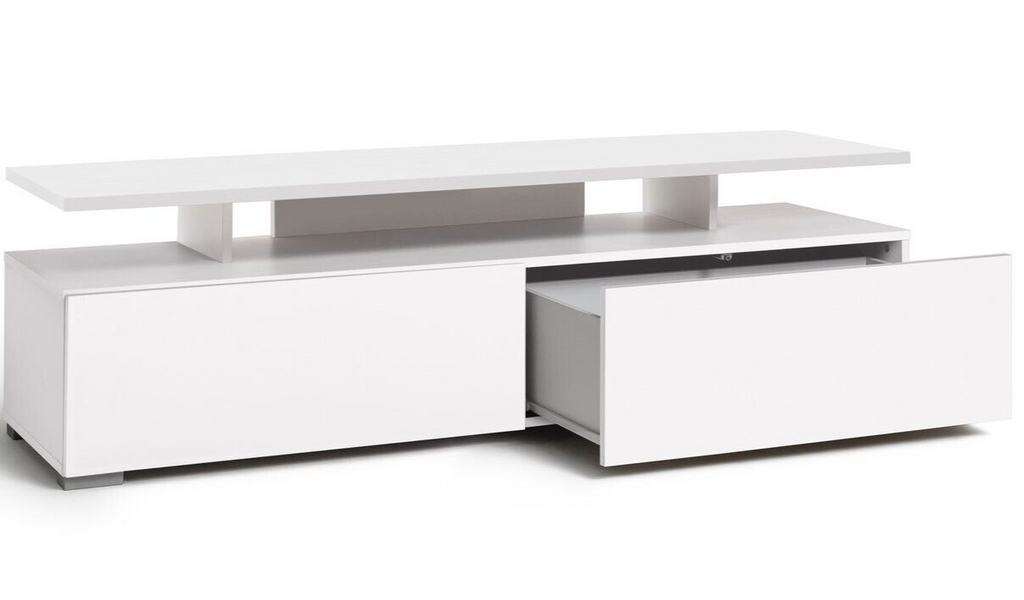 Habitat Floating Top TV Unit - White | Modern Stylish TV Stand Storage Living