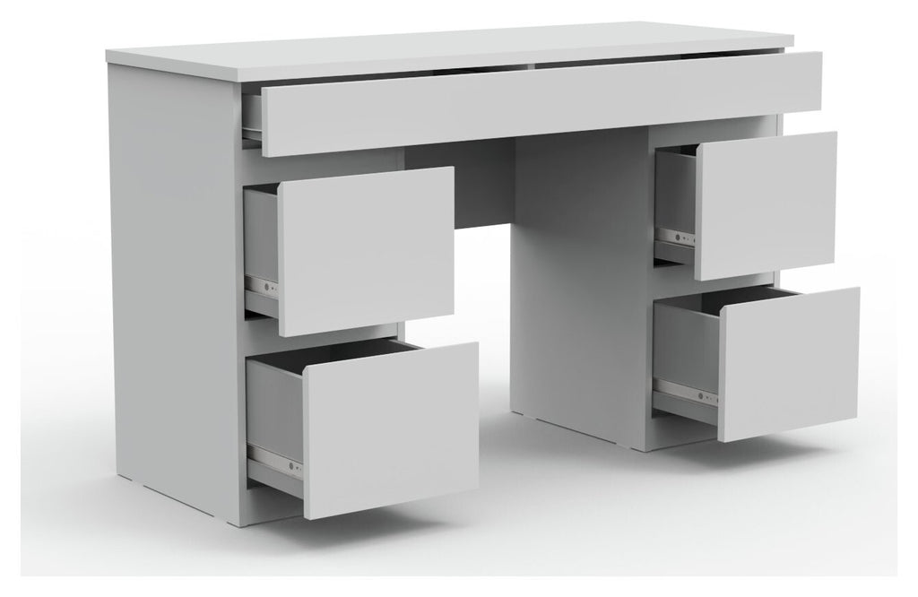 Habitat Jenson 5 Drawer Dressing Table - Matt White