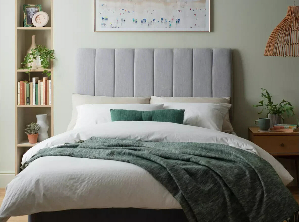 Bircham Small Double Headboard - Light Grey