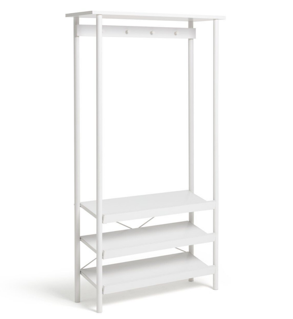 Habitat Aden Hallway Tallboy - White | Modern Storage Cabinet Entryway Bedroom