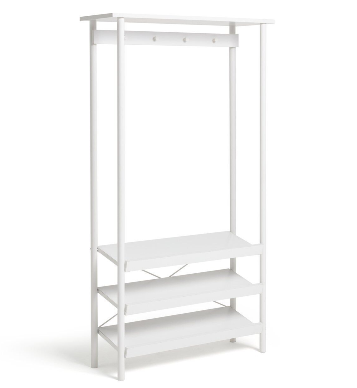 Habitat Aden Hallway Tallboy - White | Modern Storage Cabinet Entryway Bedroom