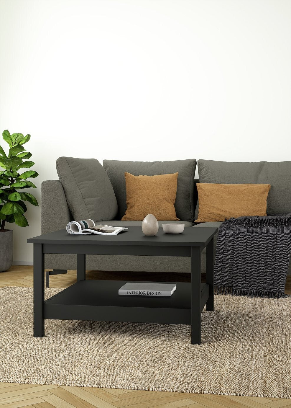Tvilum Madrid Coffee Table - Black ( B Grade 42455 )