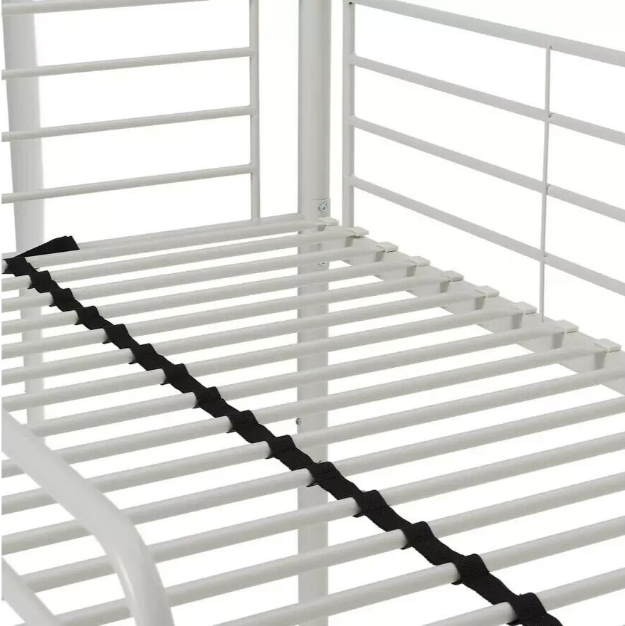 Home Mason Take Home Today Metal Bunk Bed White | Sturdy Space Saving Bed Kids