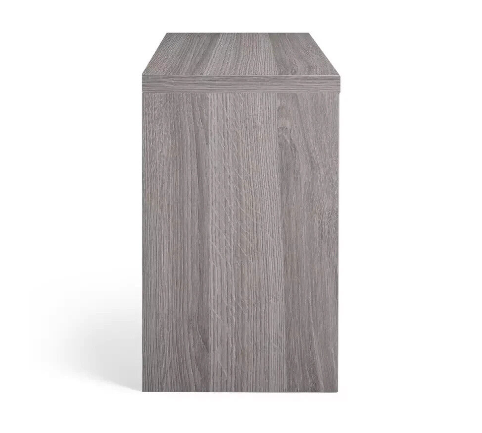 Venice 2 Door 1 Drawer Low Sideboard - Grey