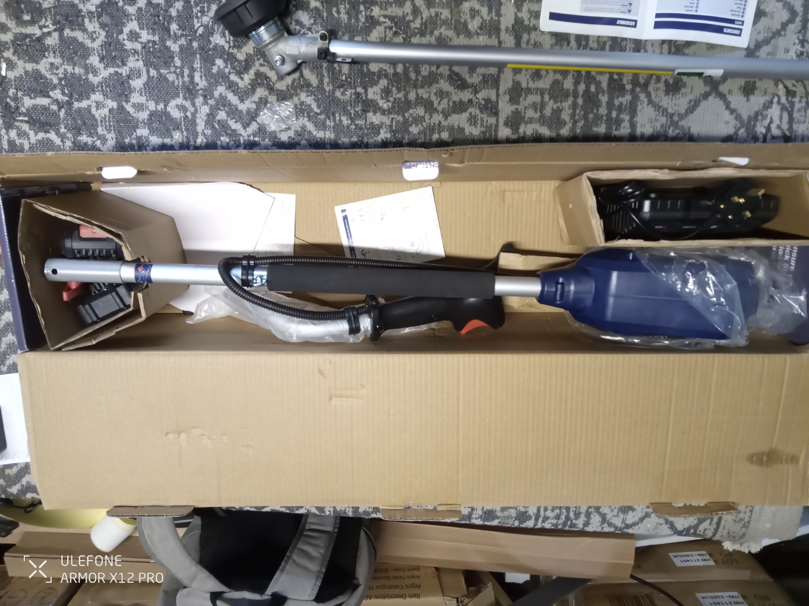 Spear and Jackson 23cm Cordless Grass Trimmer Garden Power Tool - 36V ( Used )