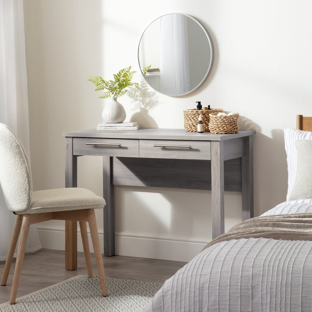 Brisbane 2 Drawer Dressing Table - Grey Oak