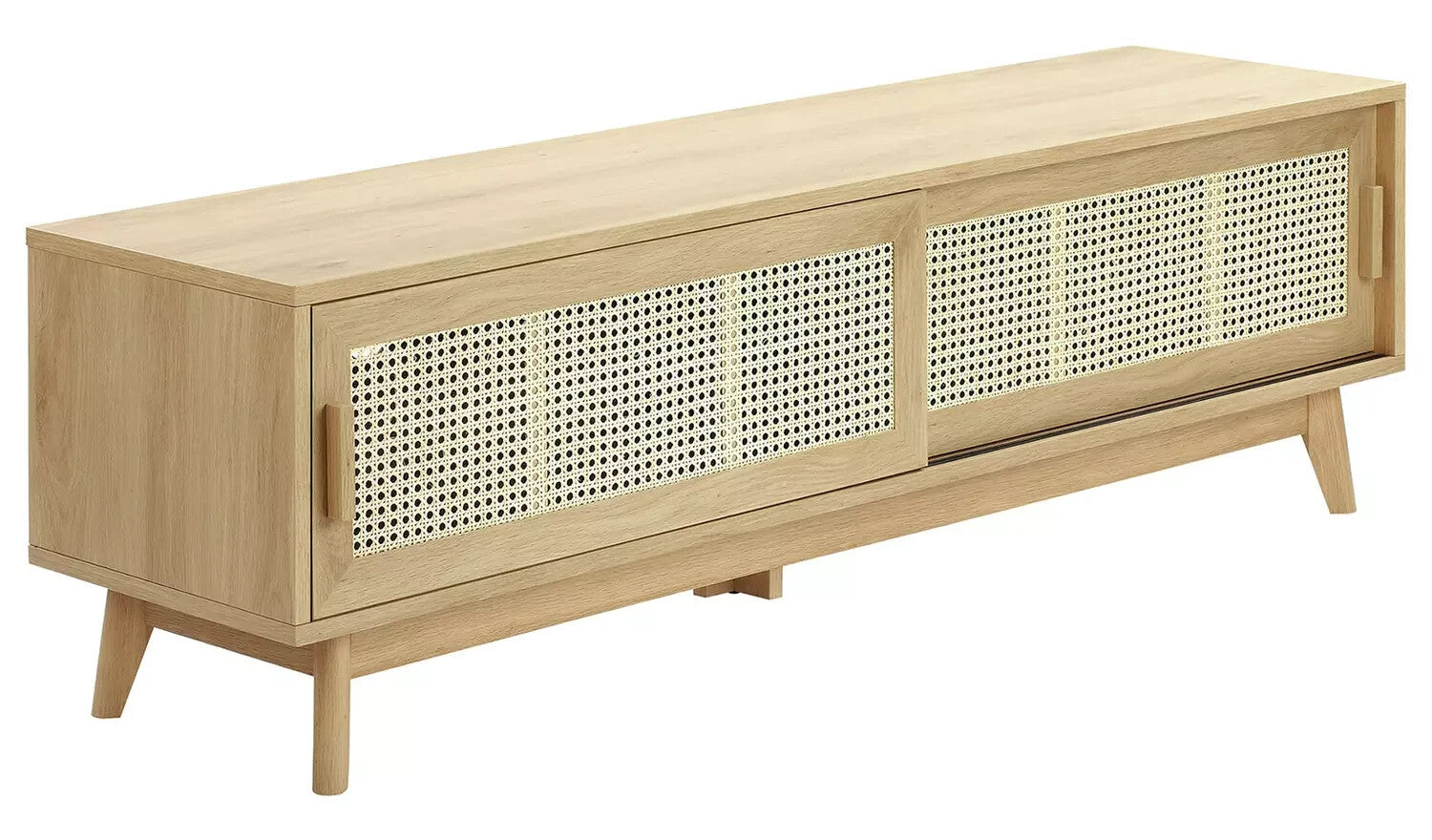 Java 2 Door TV Unit - Oak