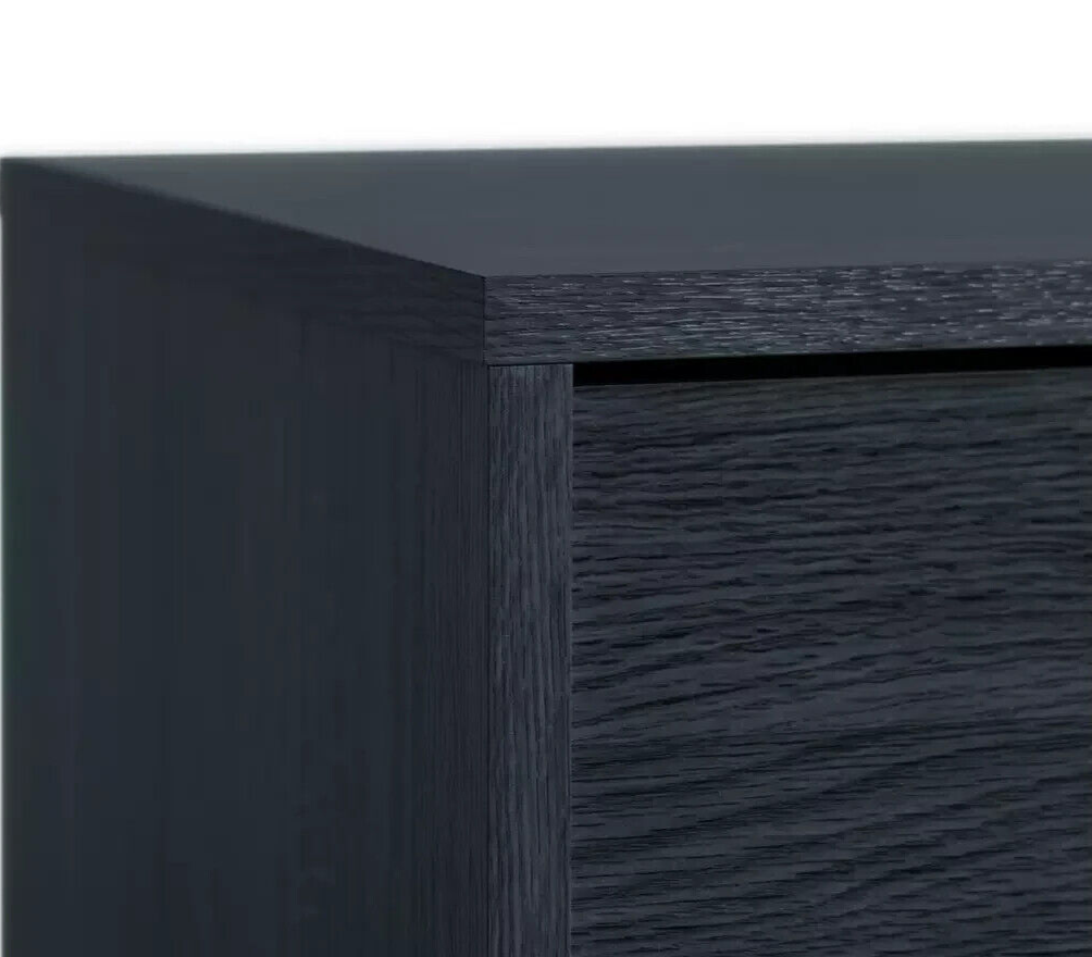 Maine 2 Door 1 Drawer Sideboard - Black