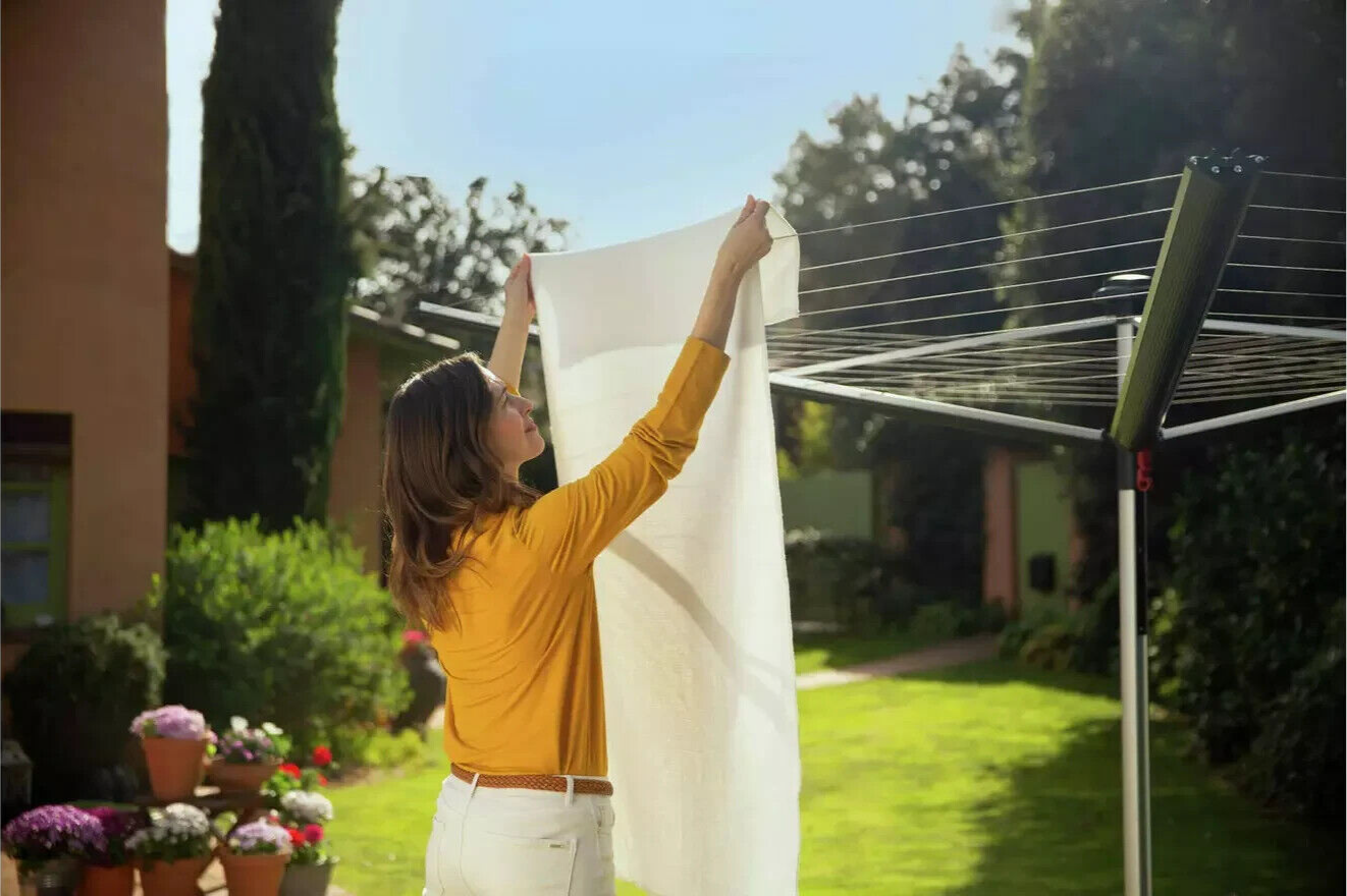 Vileda 50m Sun-Rise Outdoor Clothes Airer ( B Grade 21303 )